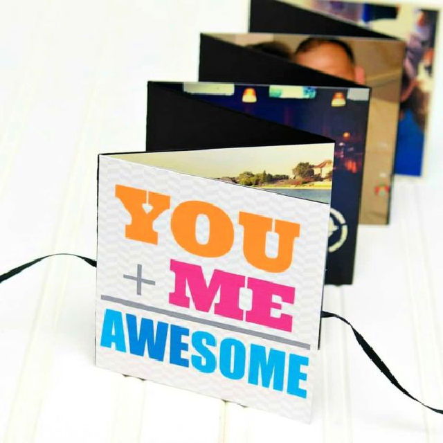 Accordion Photo Book Gift for Her