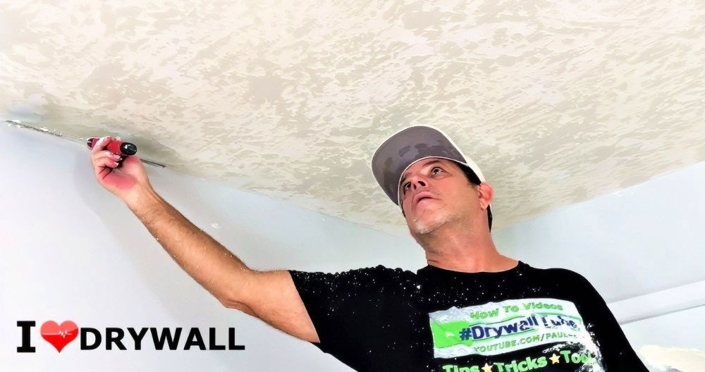 best way to texture a ceiling