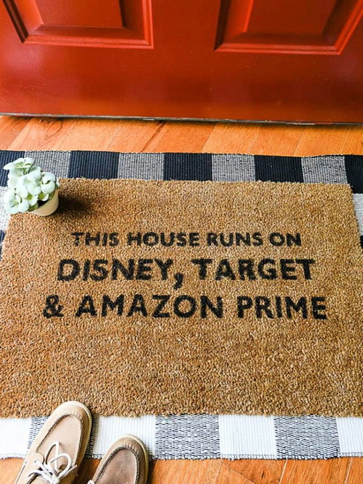 Creating Hand Painted Doormat