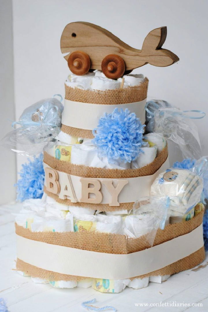 How to Make a Cake Using Diaper