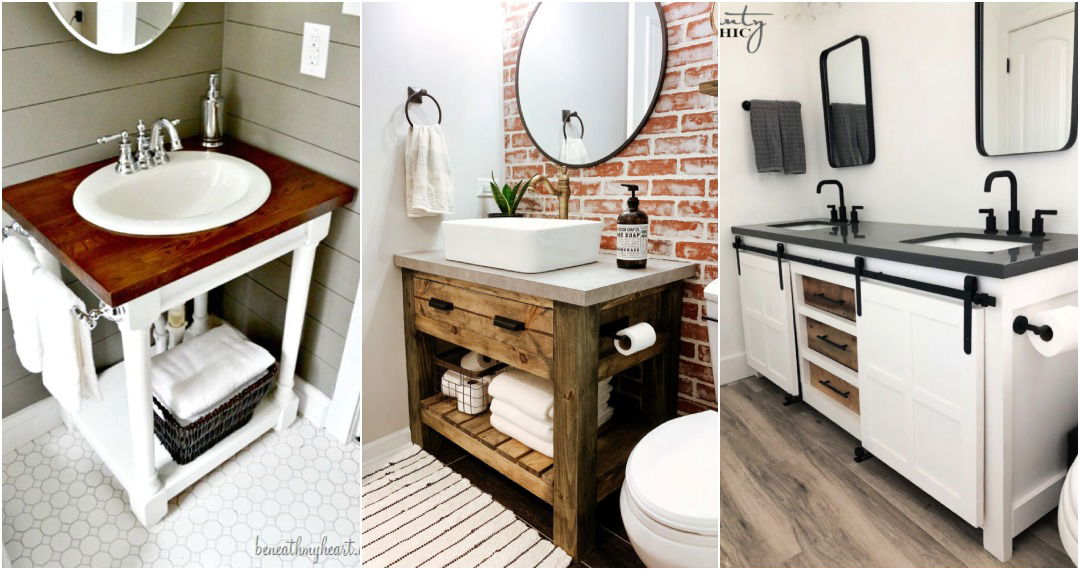 DIY bathroom vanity