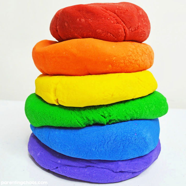 DIY Coconut Oil Playdough