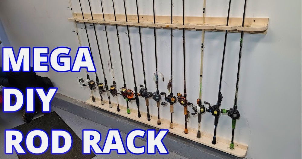diy fishing rod holder