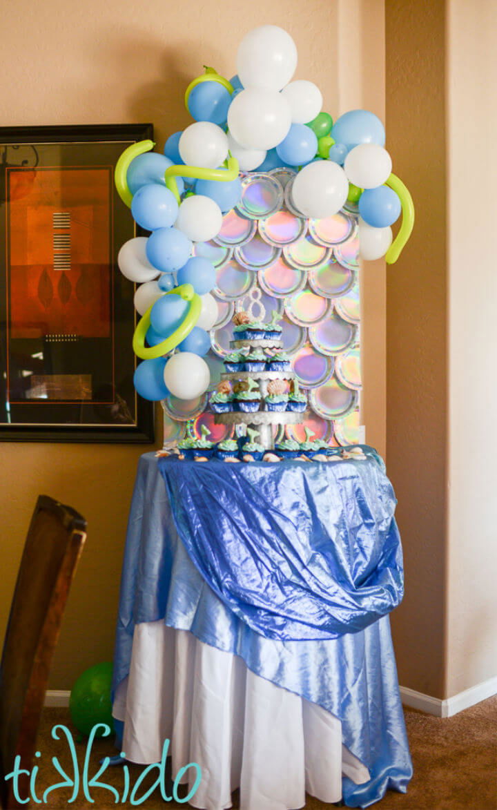 DIY Mermaid Backdrop for Party