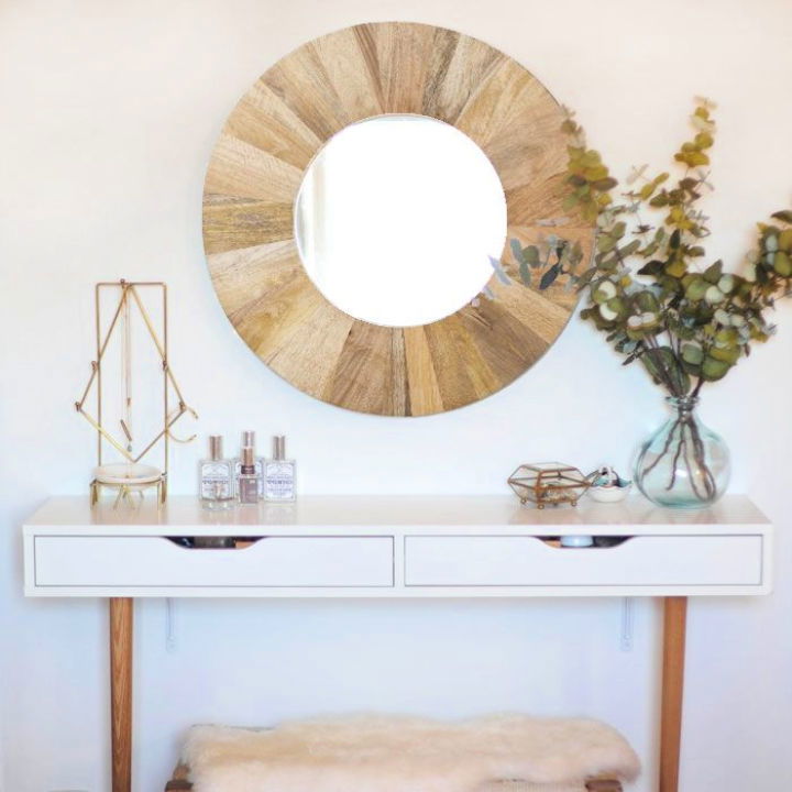 DIY Modern Makeup Vanity with IKEA