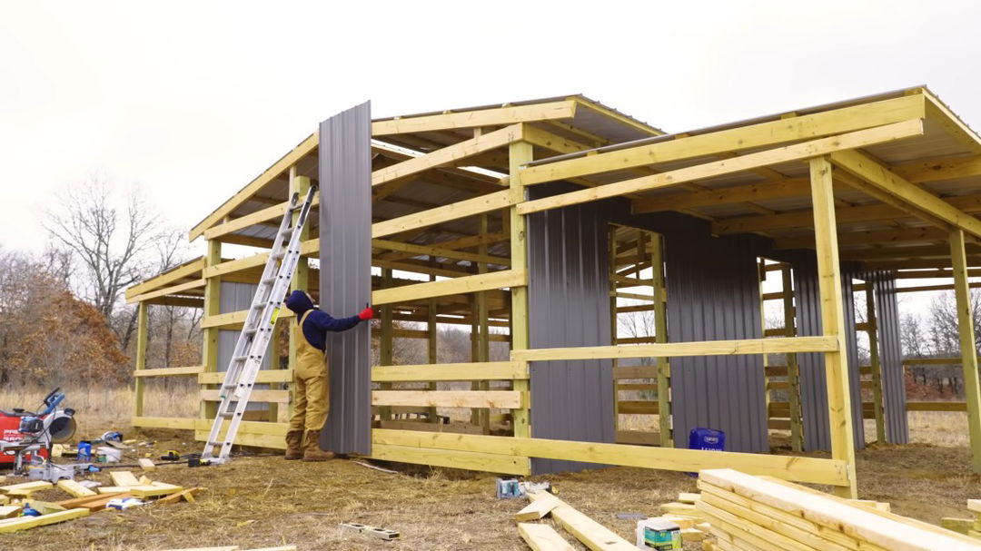 easy diy pole barn