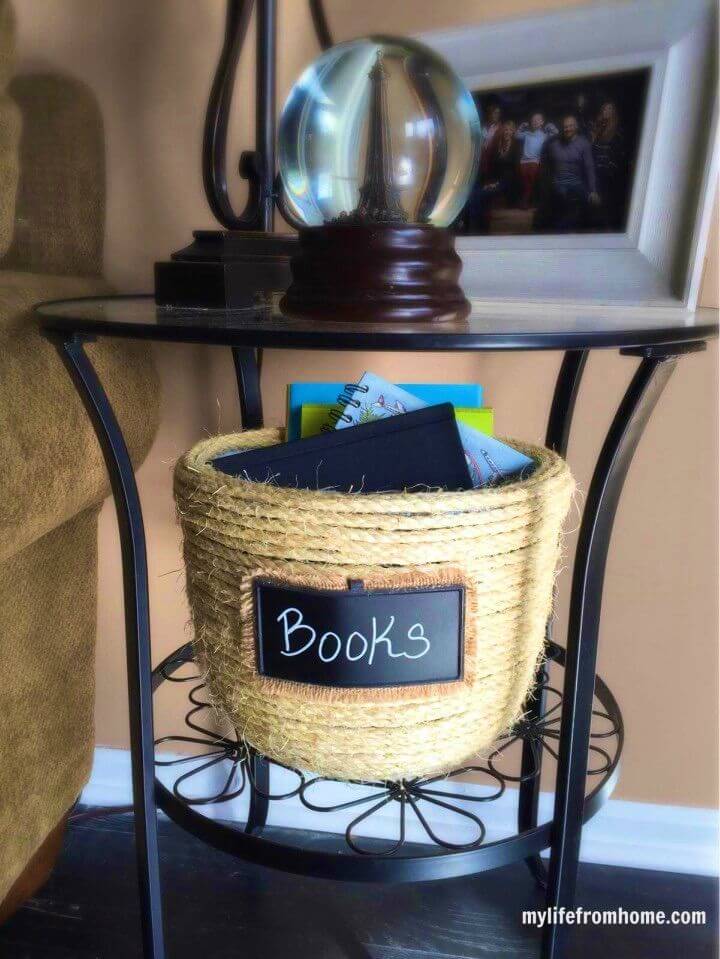 How to DIY Sisal Rope Basket