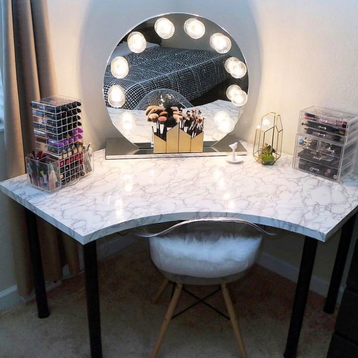 Make Your Own Makeup Vanity
