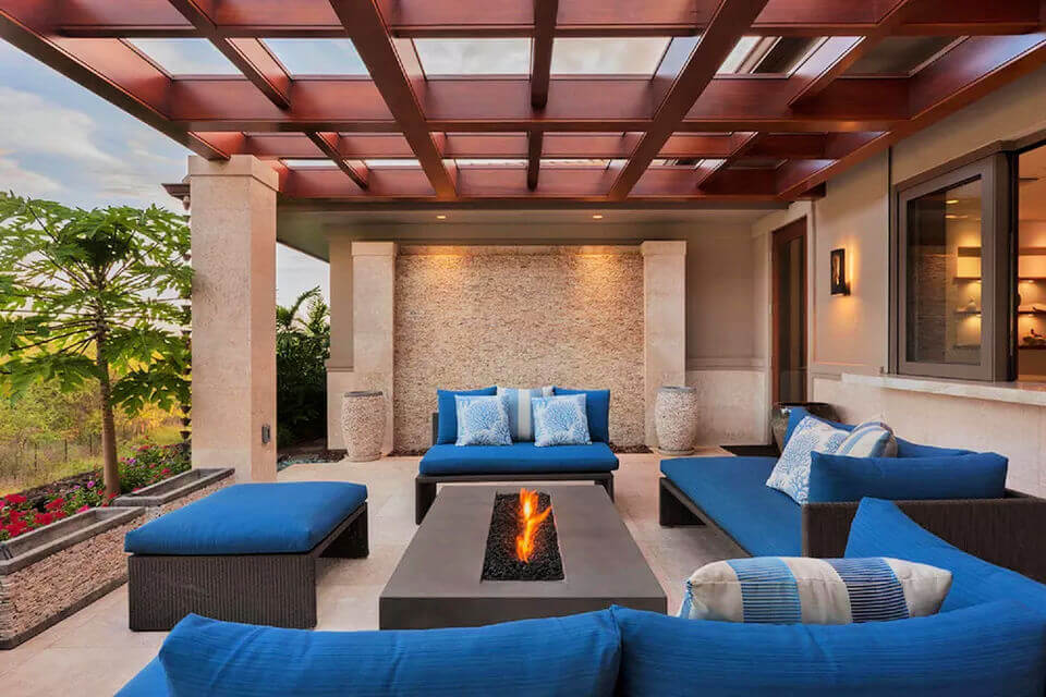 Modern Hardwood Flat roof