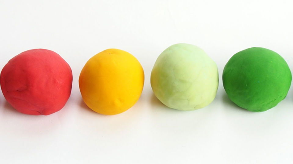 Playdough With Flour and Water and Salt