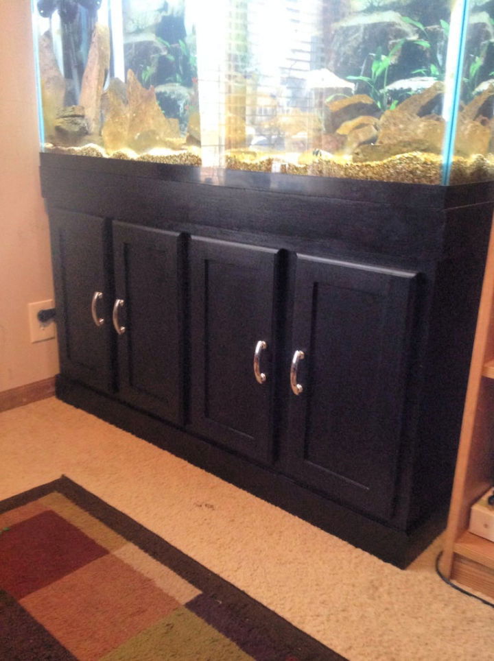 Simple DIY Aquarium Stand With Secret Door for Sump