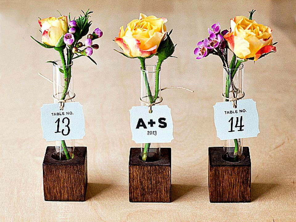 Handmade Wooden Stem Vase